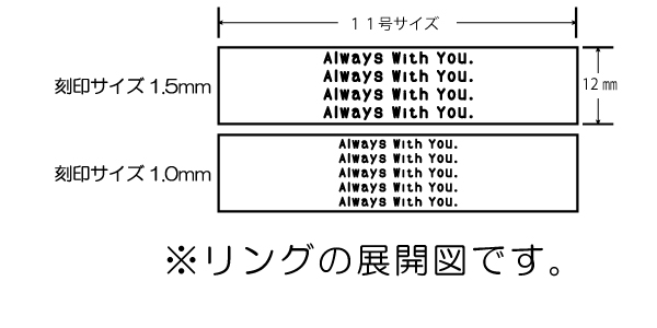 手打刻印小文字