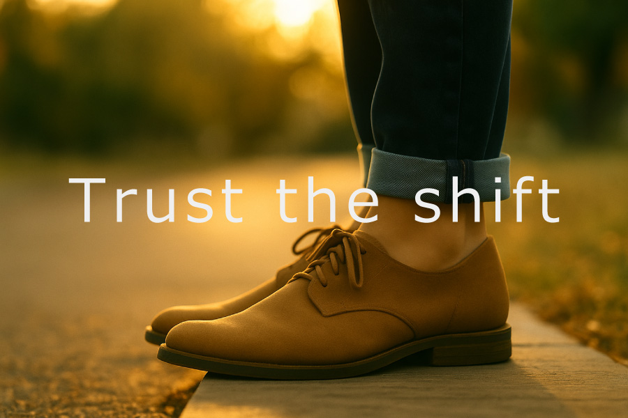 Trust the shift メッセージ画像