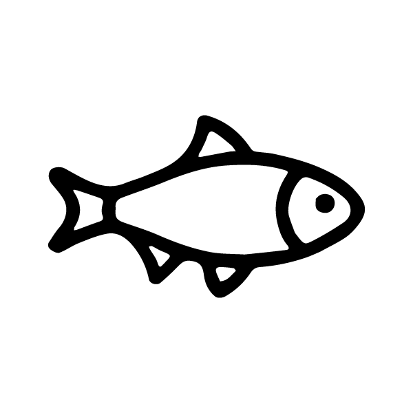 さかな（左）