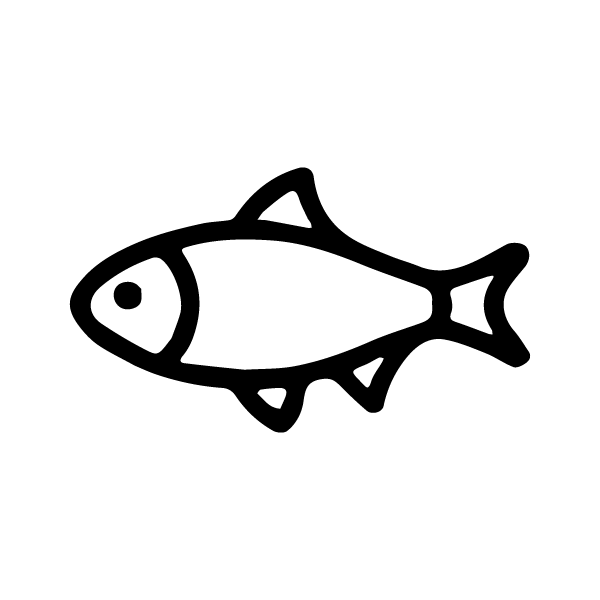 さかな（右）