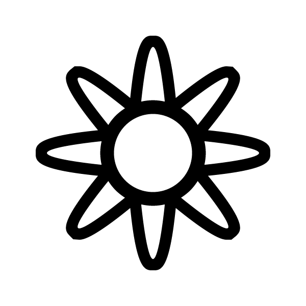 たいよう（白抜き）