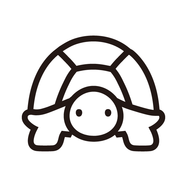 かめ（塗り・正面）